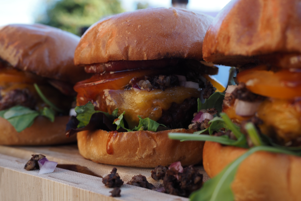 Polish Inspired Barbeque Burgers from Food on Fire
